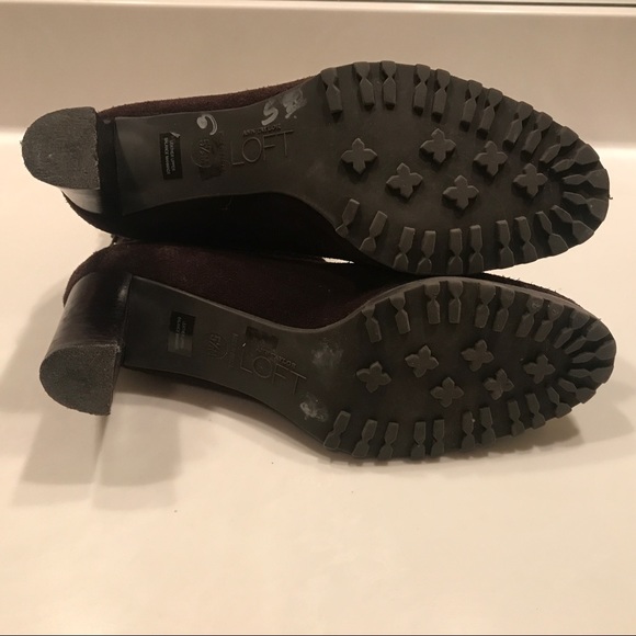 Ann Taylor Loft Brown Suede Ankle Boots - Picture 8 of 8